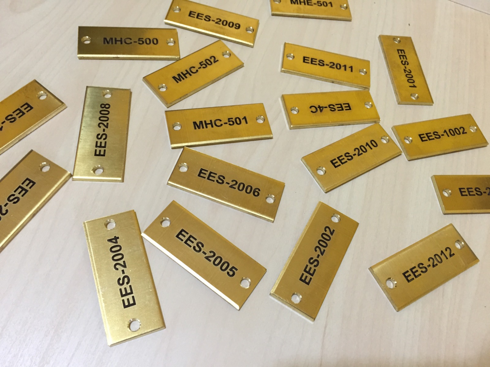 Brass Etched Nameplates